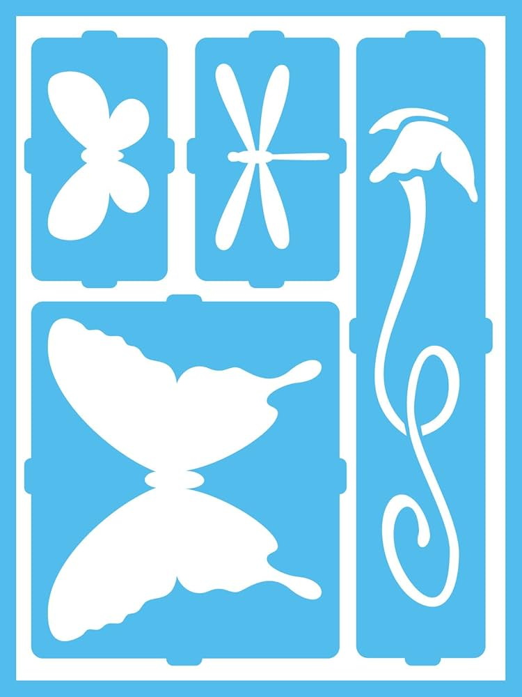 DecoArt - Patio Paint Stencil - Flying Friends